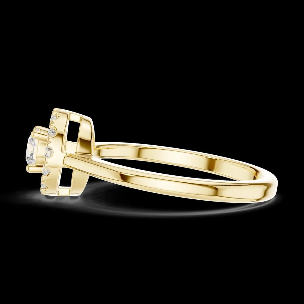 Round Floating Halo Ring - Image 6 Round Floating Halo Ring, view 6 of 6