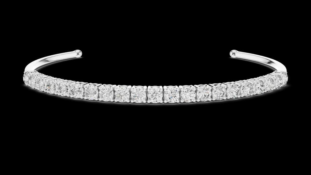 Classic Cathedral Set Lab grown diamond Bracelet - Image 3 Classic Cathedral Set Lab grown diamond Bracelet, view 3 of 5