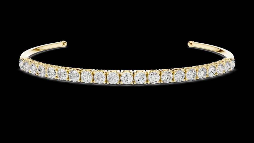 Classic Cathedral Set Lab grown diamond Bracelet - Image 4 Classic Cathedral Set Lab grown diamond Bracelet, view 4 of 5
