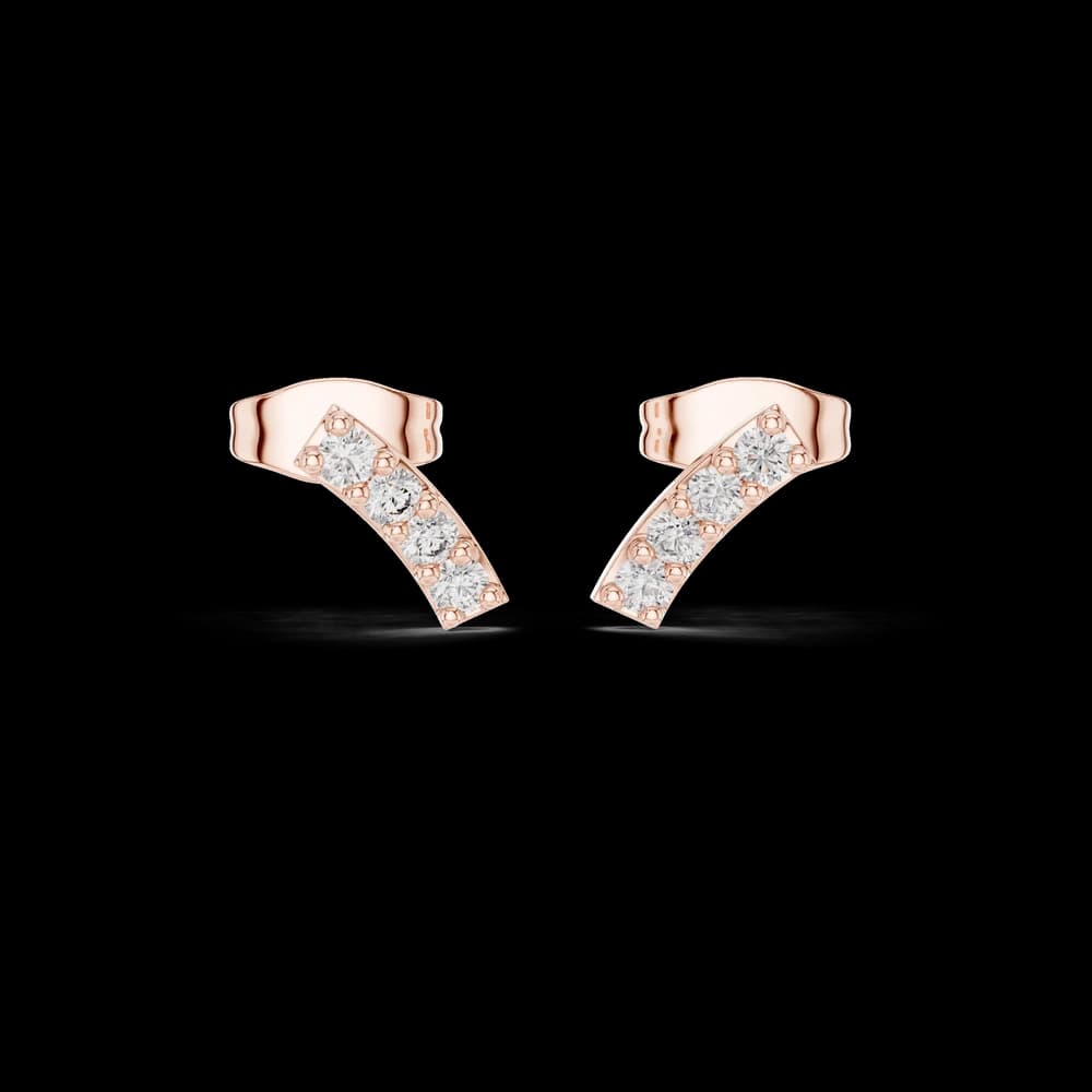 Classic Chic lab grown diamond earring design - Image 1 Classic Chic lab grown diamond earring design, view 1 of 6