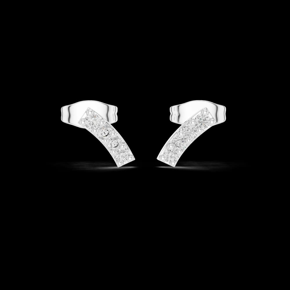 Classic Chic lab grown diamond earring design - Image 2 Classic Chic lab grown diamond earring design, view 2 of 6