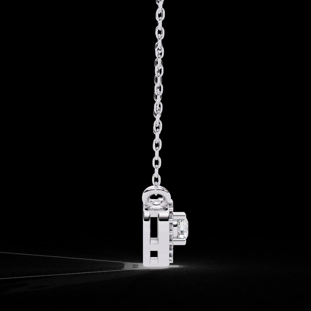 Classic Heart Lab Grown Diamond Pendant Necklace - Image 16 Classic Heart Lab Grown Diamond Pendant Necklace, view 16 of 22