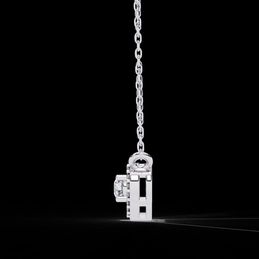 Classic Heart Lab Grown Diamond Pendant Necklace - Image 21 Classic Heart Lab Grown Diamond Pendant Necklace, view 21 of 22