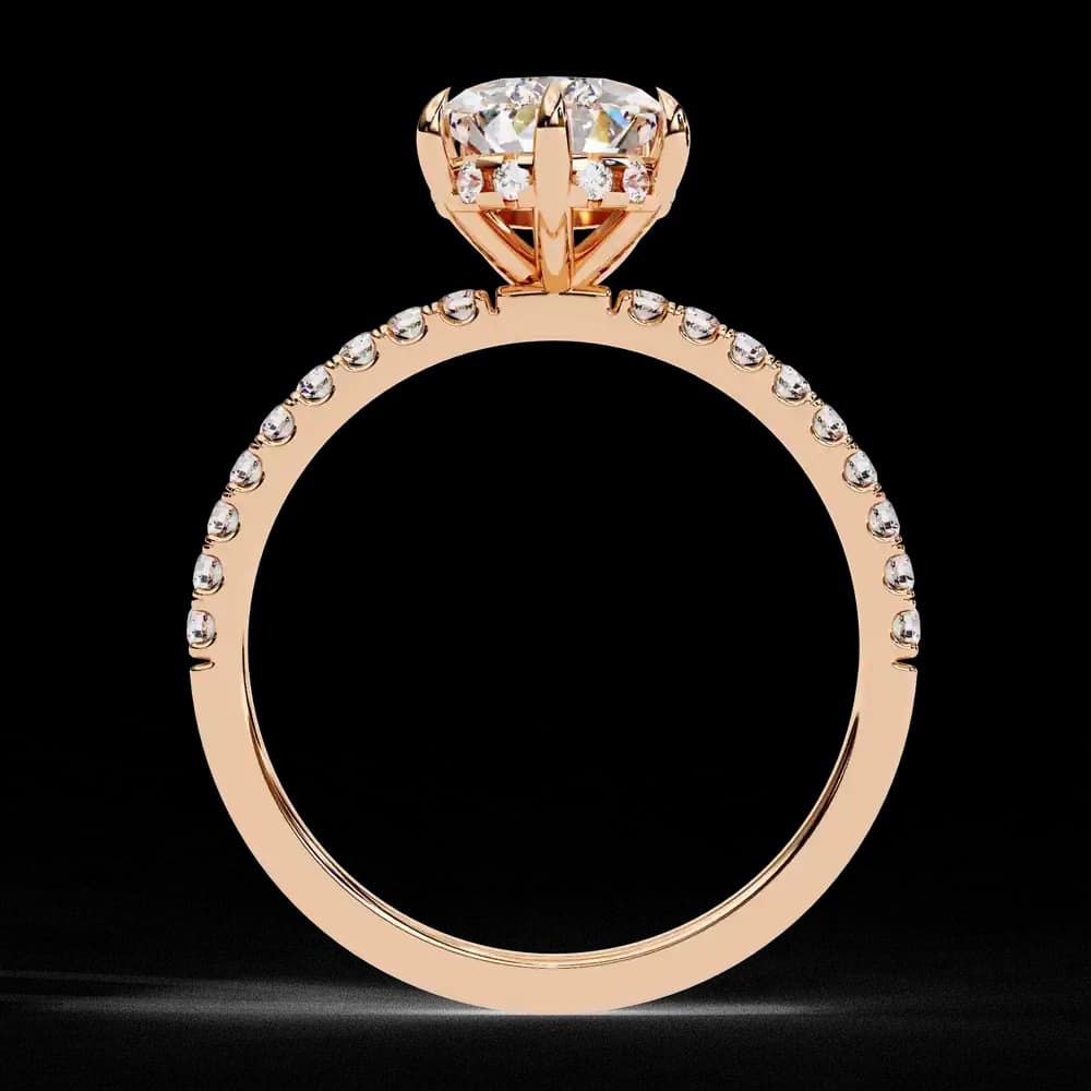 Classic Pear Shape Lab Grown Diamond Ring - Image 2 Classic Pear Shape Lab Grown Diamond Ring, view 2 of 13