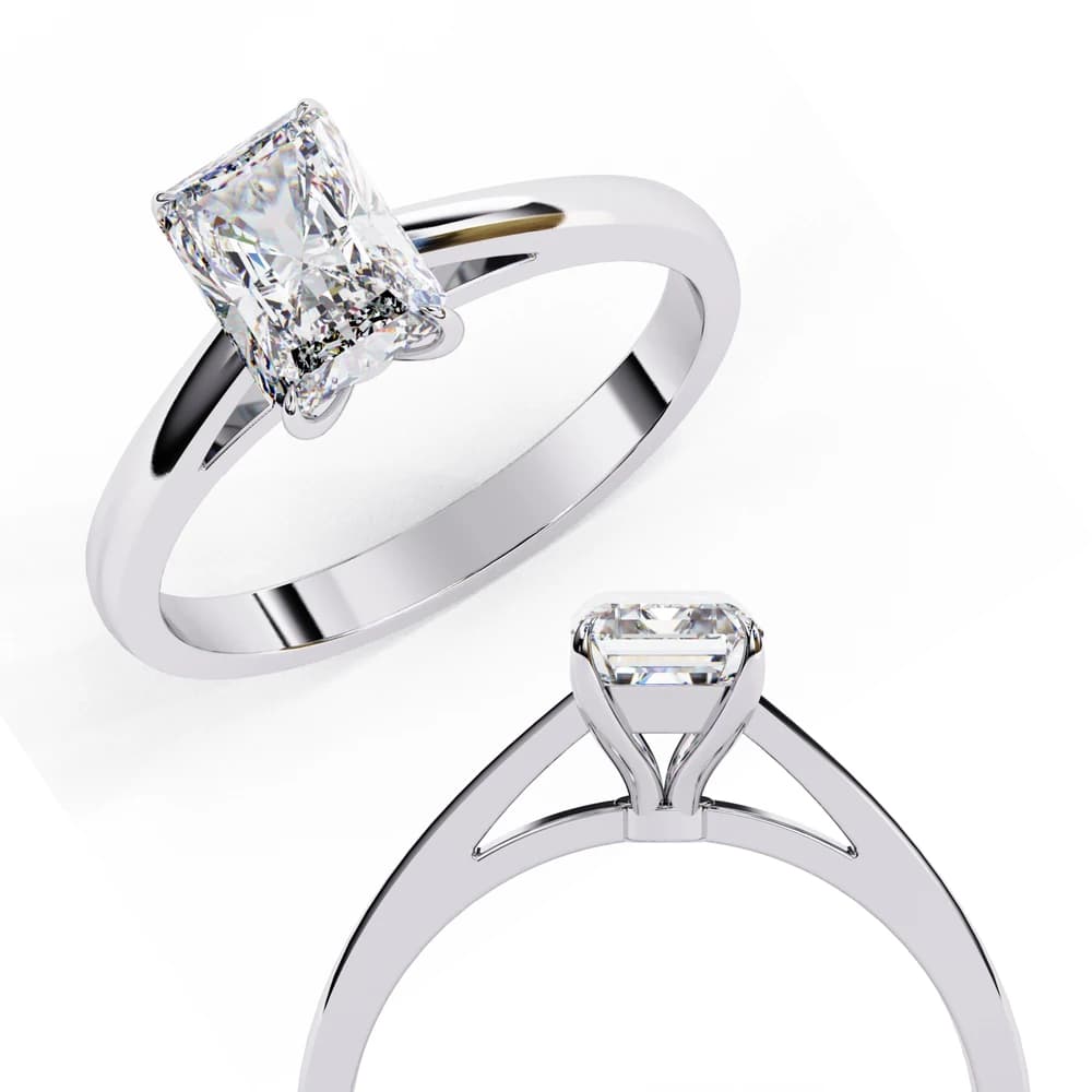 Pure Radiance Lab Grown Diamondn Solitaire Ring - Image 6 Pure Radiance Lab Grown Diamondn Solitaire Ring, view 6 of 11