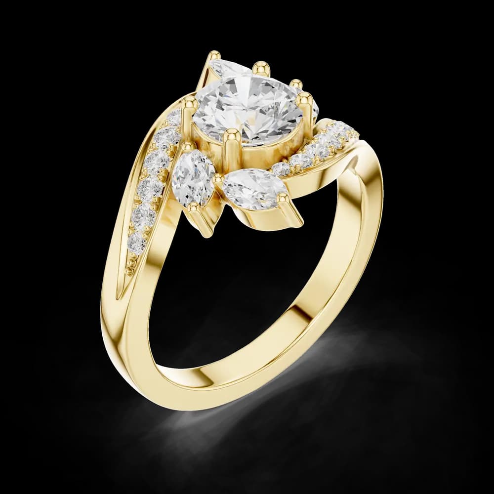 Classic Taper Lab Grown Diamond Ring - Image 5 Classic Taper Lab Grown Diamond Ring, view 5 of 6