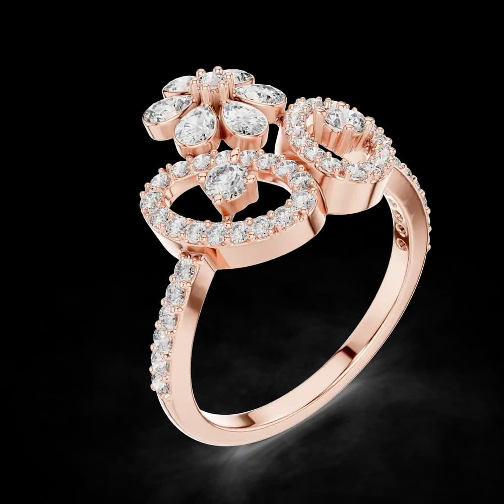 Classy Lab grown diamond ring style - Image 1 Classy Lab grown diamond ring style, view 1 of 1