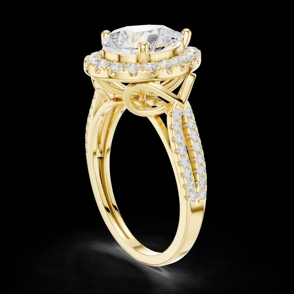 Claw Prongs Lab Grown Diamond Ring - Image 4 Claw Prongs Lab Grown Diamond Ring, view 4 of 6