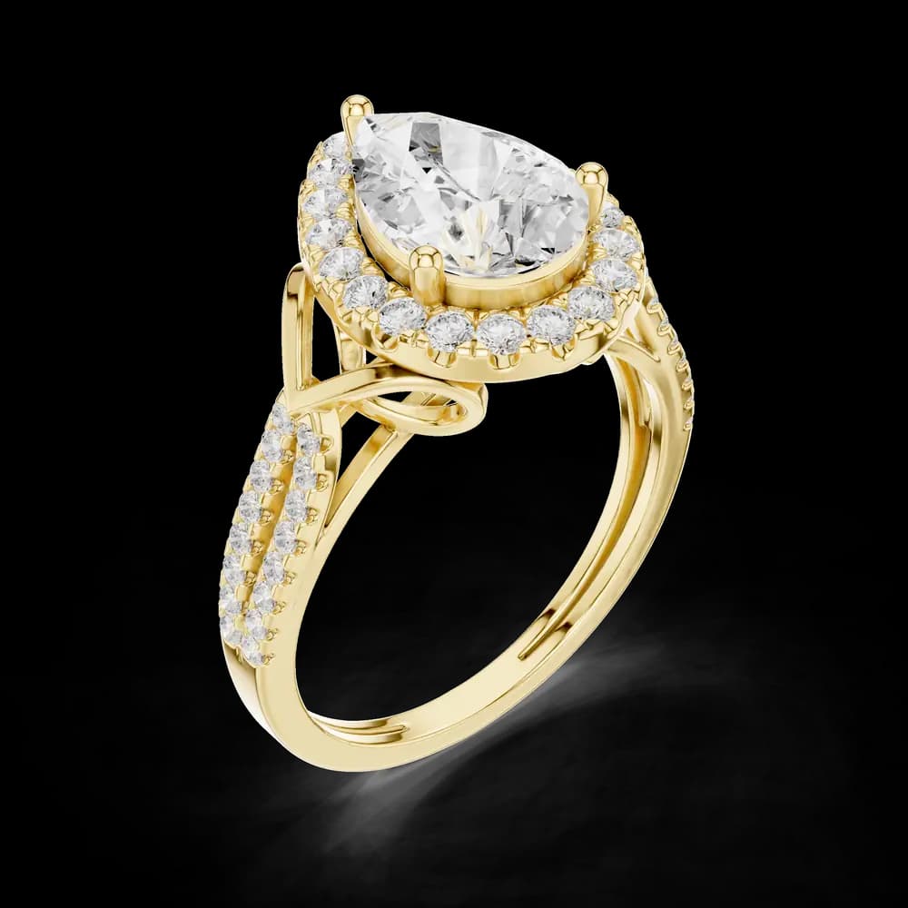 Claw Prongs Lab Grown Diamond Ring - Image 5 Claw Prongs Lab Grown Diamond Ring, view 5 of 6
