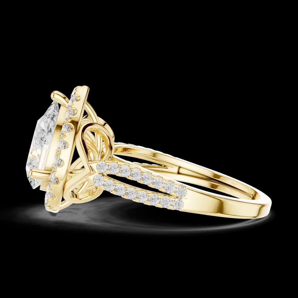 Claw Prongs Lab Grown Diamond Ring - Image 6 Claw Prongs Lab Grown Diamond Ring, view 6 of 6