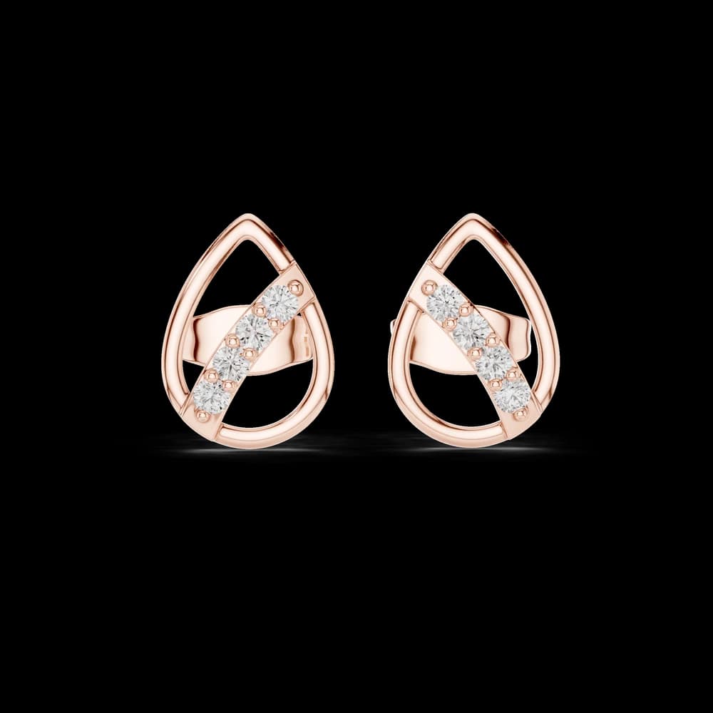Clear Path lab grown diamond earring design - Image 1 Clear Path lab grown diamond earring design, view 1 of 6