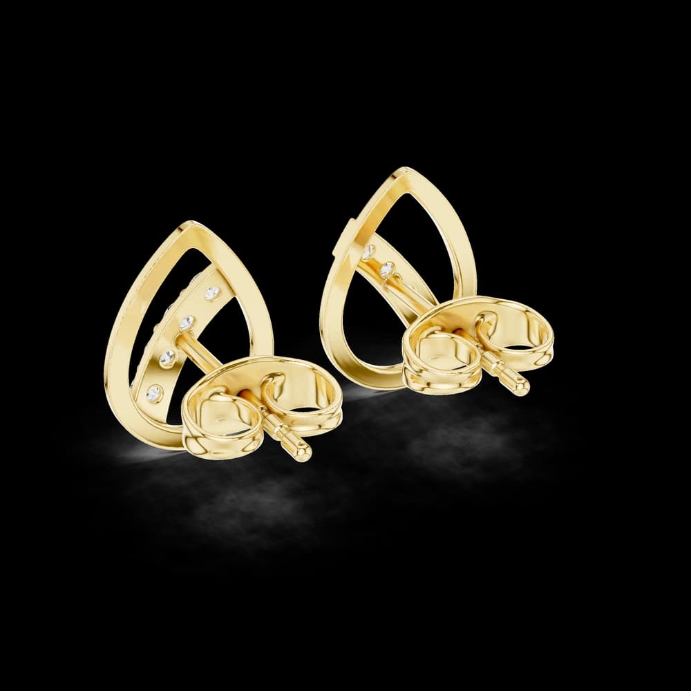 Clear Path lab grown diamond earring design - Image 6 Clear Path lab grown diamond earring design, view 6 of 6