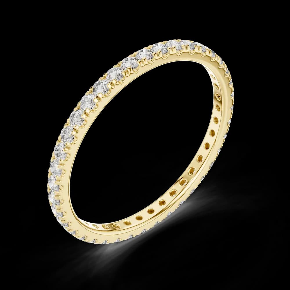 Coastal Breeze Lab Grown Diamond Wedding Ring - Image 5 Coastal Breeze Lab Grown Diamond Wedding Ring, view 5 of 6