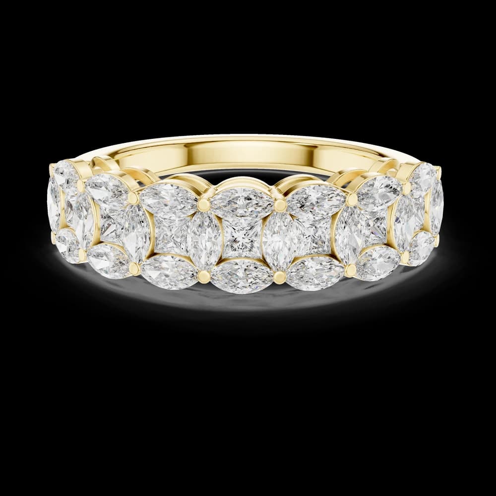 Coastal Tide Lab Grown Diamond Wave Ring - Image 3 Coastal Tide Lab Grown Diamond Wave Ring, view 3 of 6