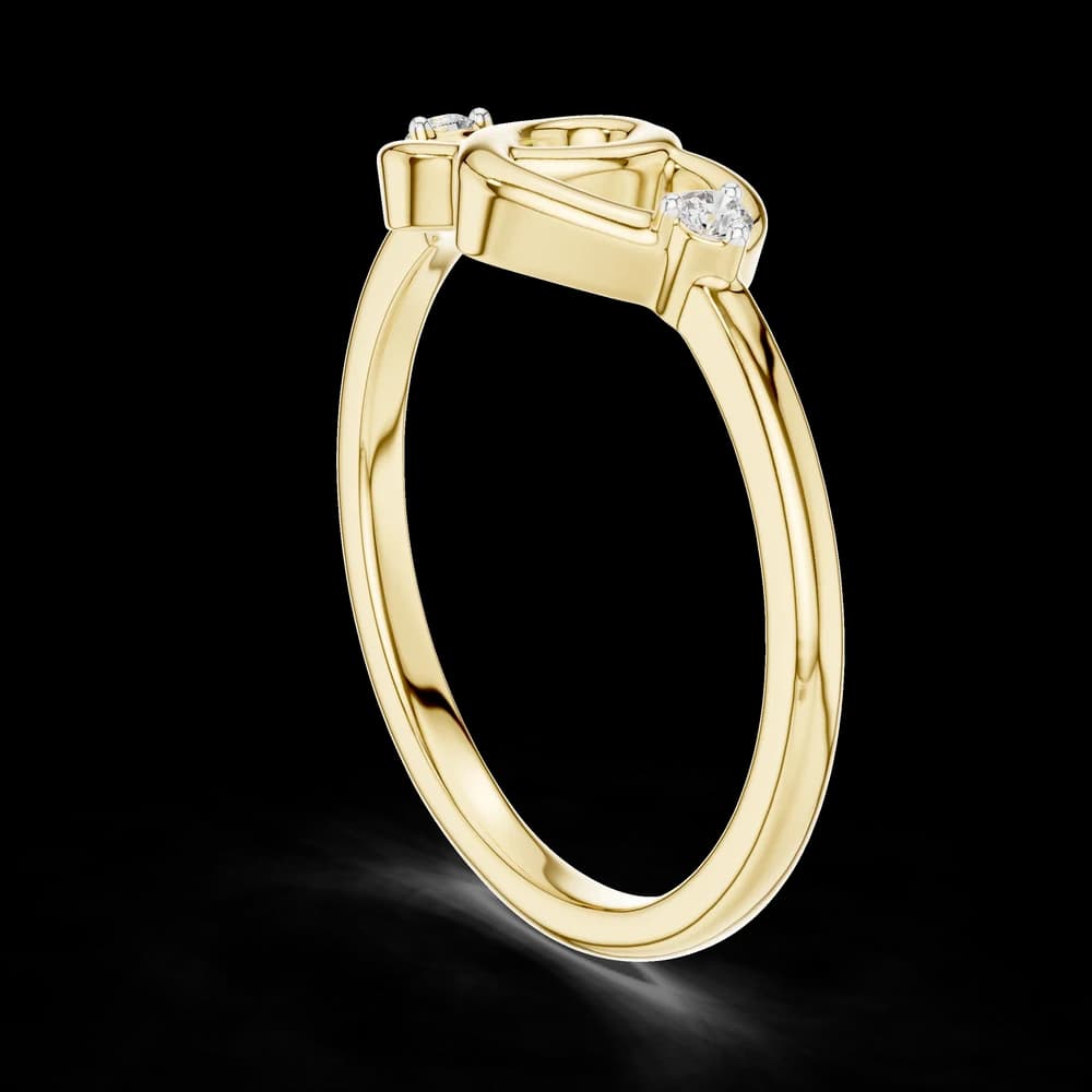 Comely Lab grown diamond Rings set - Image 4 Comely Lab grown diamond Rings set, view 4 of 6