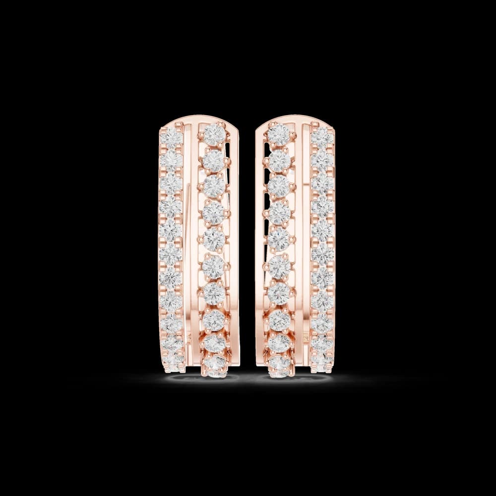 Cool Mint lab grown diamond earring design - Image 1 Cool Mint lab grown diamond earring design, view 1 of 6