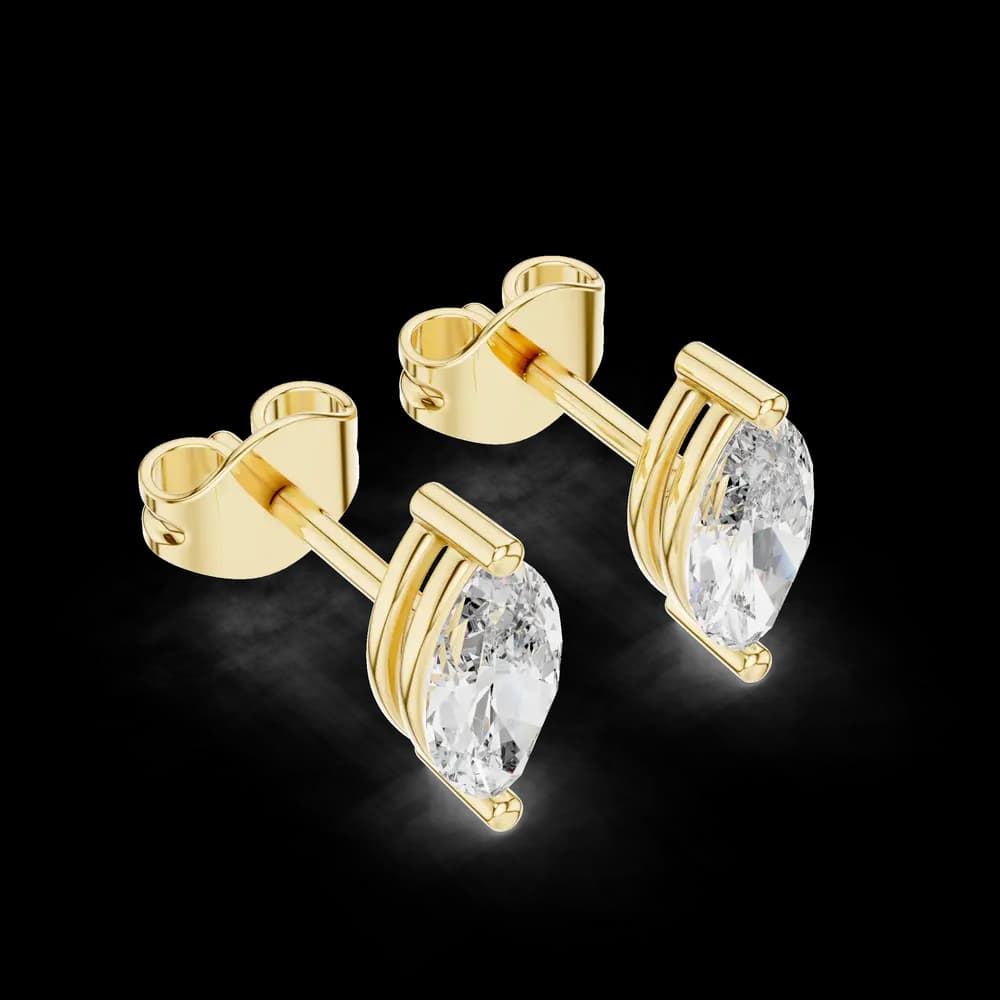 Coruscating Lab grown diamond Earrings piece - Image 5 Coruscating Lab grown diamond Earrings piece, view 5 of 6