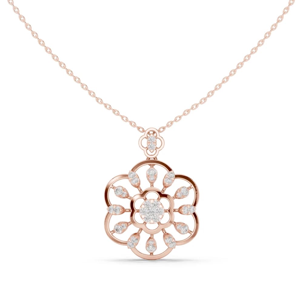 Cosmic Flow Lab Grown Diamond Elegant Pendant - Image 1 Cosmic Flow Lab Grown Diamond Elegant Pendant, view 1 of 6