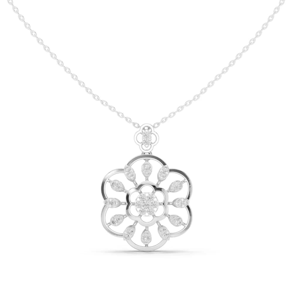 Cosmic Flow Lab Grown Diamond Elegant Pendant - Image 2 Cosmic Flow Lab Grown Diamond Elegant Pendant, view 2 of 6
