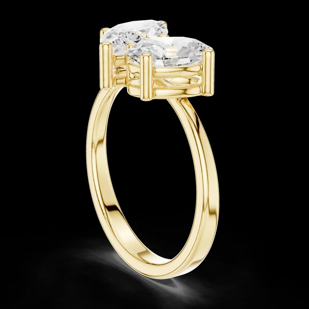 Toi et Moi Marquise and Oval Lab Grown Diamond Ring - Image 4 Toi et Moi Marquise and Oval Lab Grown Diamond Ring, view 4 of 6