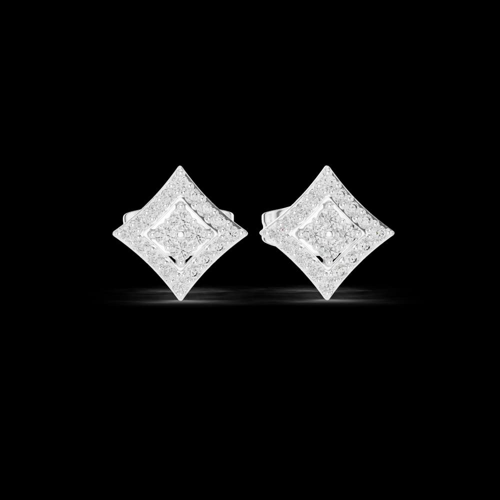 Crisp Cut lab grown diamond earring design - Image 2 Crisp Cut lab grown diamond earring design, view 2 of 6
