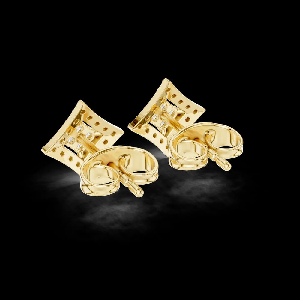 Crisp Cut lab grown diamond earring design - Image 6 Crisp Cut lab grown diamond earring design, view 6 of 6