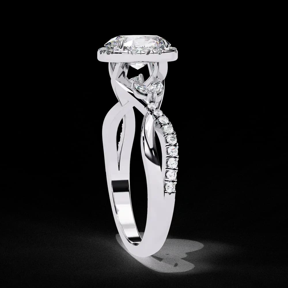 Crossover Lab Grown Diamond Ring - Image 6 Crossover Lab Grown Diamond Ring, view 6 of 12