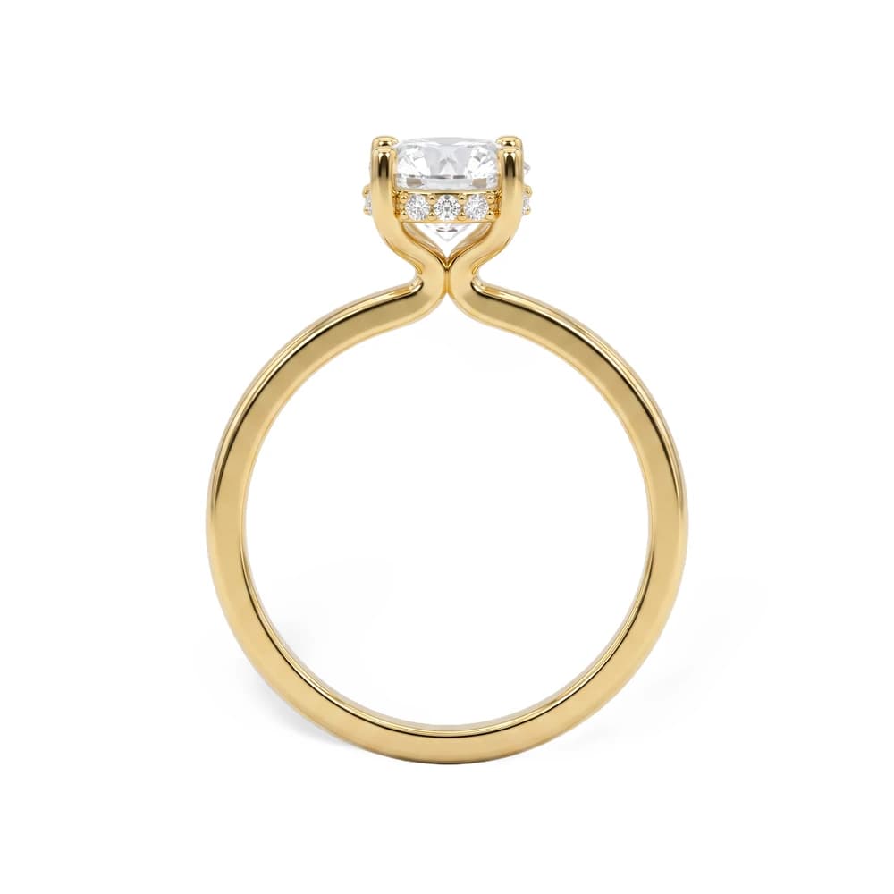 Crown Setting Round Lab Grown Diamond Ring - Image 5 Crown Setting Round Lab Grown Diamond Ring, view 5 of 5