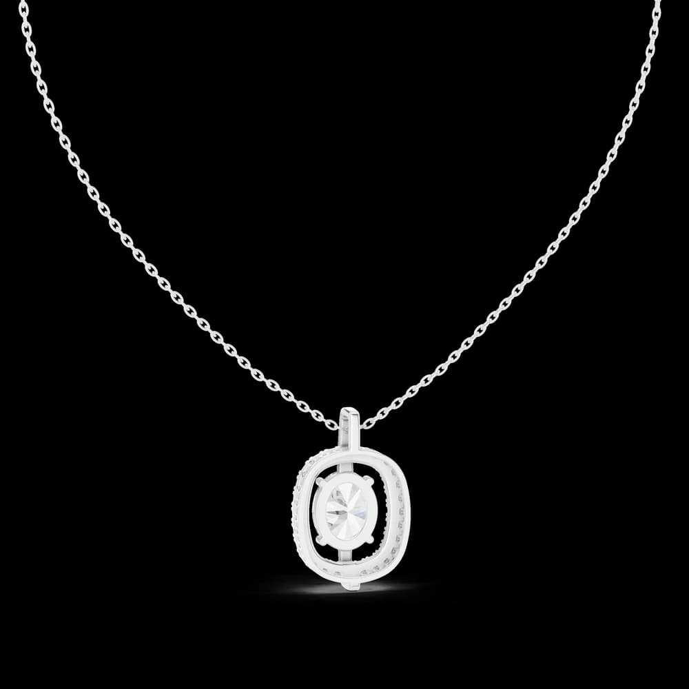 Crystal Clear lab grown diamond pendant - Image 2 Crystal Clear lab grown diamond pendant, view 2 of 6