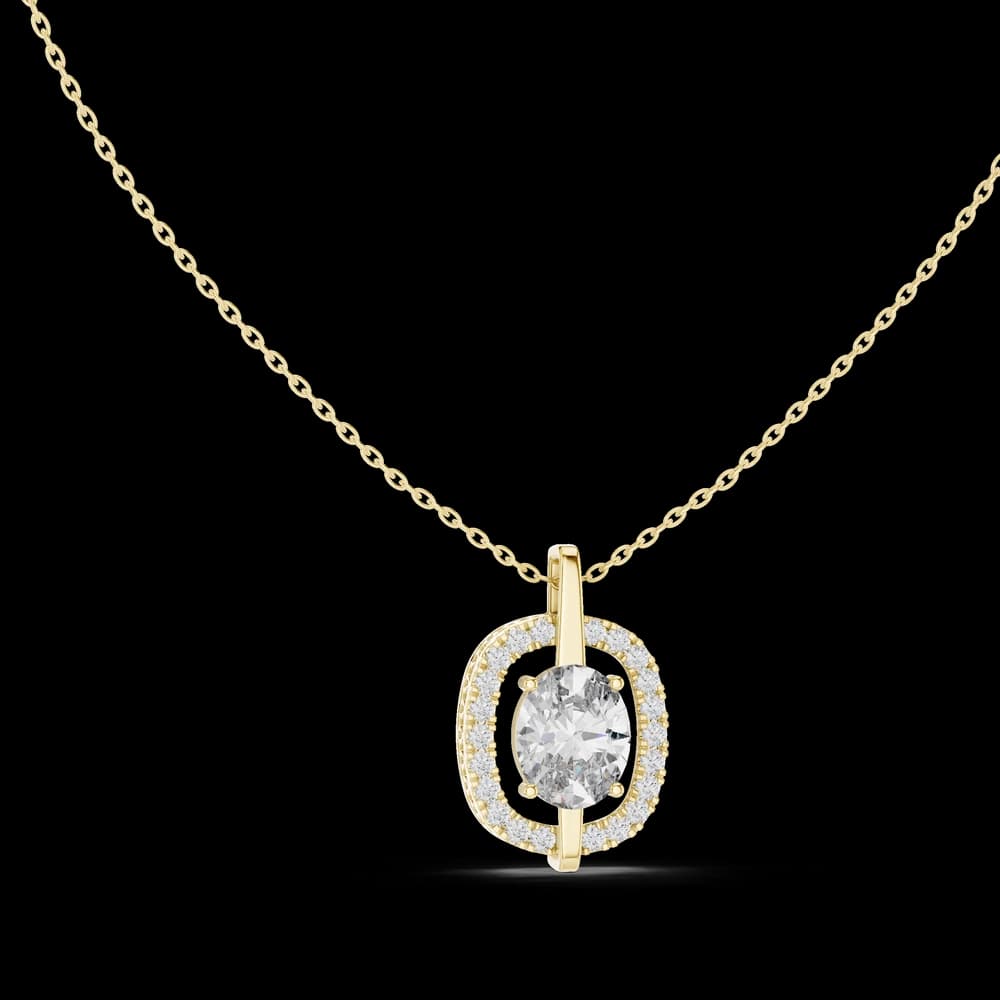 Crystal Clear lab grown diamond pendant - Image 3 Crystal Clear lab grown diamond pendant, view 3 of 6
