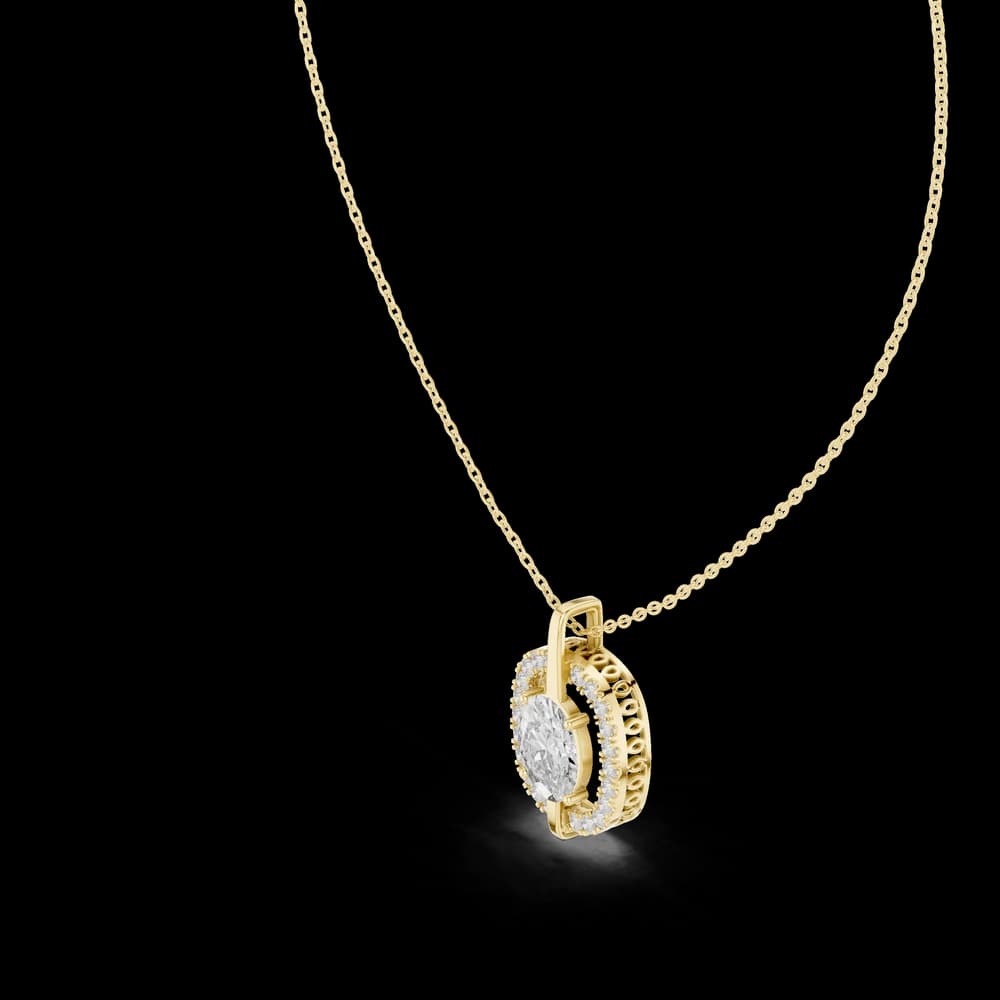 Crystal Clear lab grown diamond pendant - Image 5 Crystal Clear lab grown diamond pendant, view 5 of 6