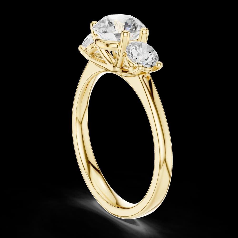 Crystal Currents Lab Grown Diamond Ring - Image 4 Crystal Currents Lab Grown Diamond Ring, view 4 of 6