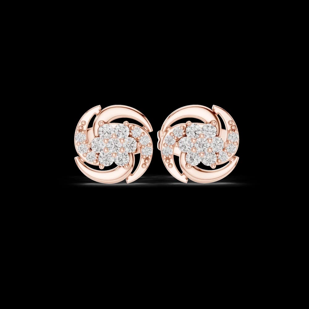 Crystal Dew lab grown diamond earring design - Image 1 Crystal Dew lab grown diamond earring design, view 1 of 6