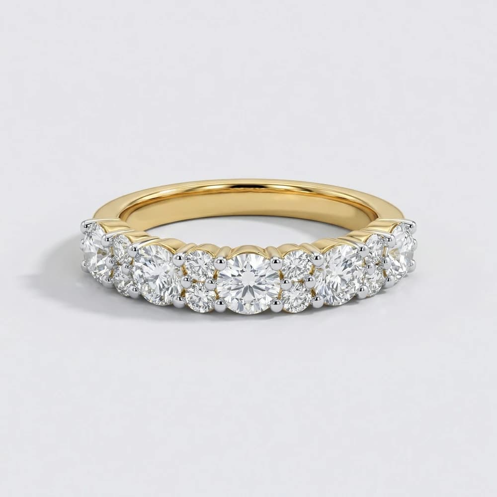 Classic Full Eternity Lab Grown Diamond Ring - Image 2 Classic Full Eternity Lab Grown Diamond Ring, view 2 of 3