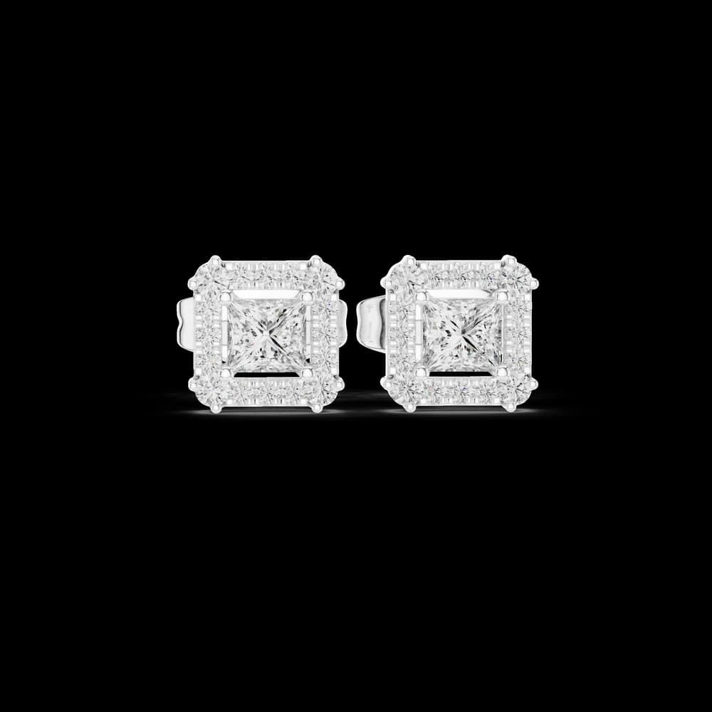 Crystal Wave lab grown diamond earring - Image 2 Crystal Wave lab grown diamond earring, view 2 of 6