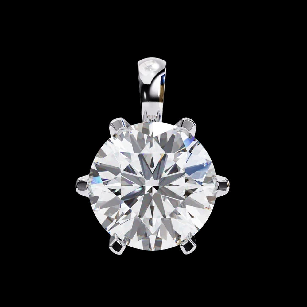 Dainty Gold Lab Grown Diamond Pendant - Image 9 Dainty Gold Lab Grown Diamond Pendant, view 9 of 16