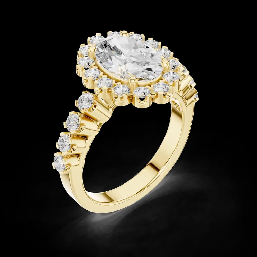 Dainty Twist Lab Grown Diamond Ring - Image 5 Dainty Twist Lab Grown Diamond Ring, view 5 of 6