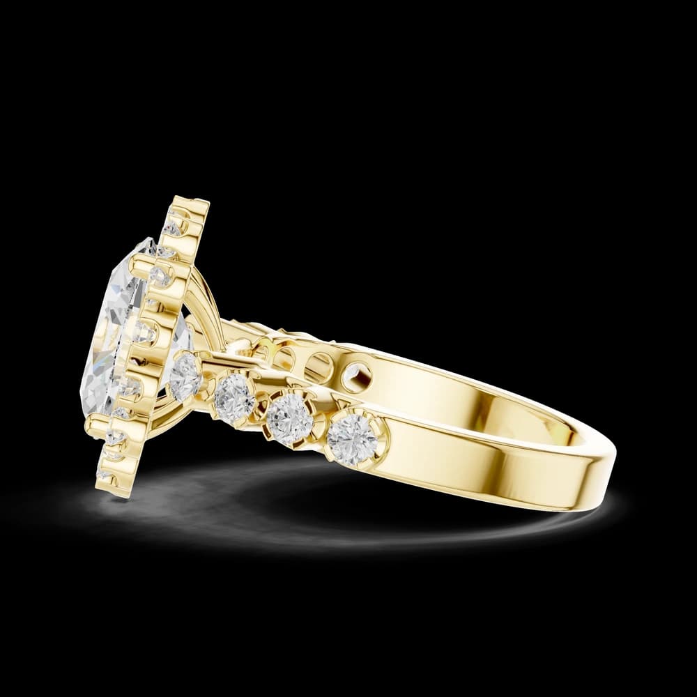 Dainty Twist Lab Grown Diamond Ring - Image 6 Dainty Twist Lab Grown Diamond Ring, view 6 of 6