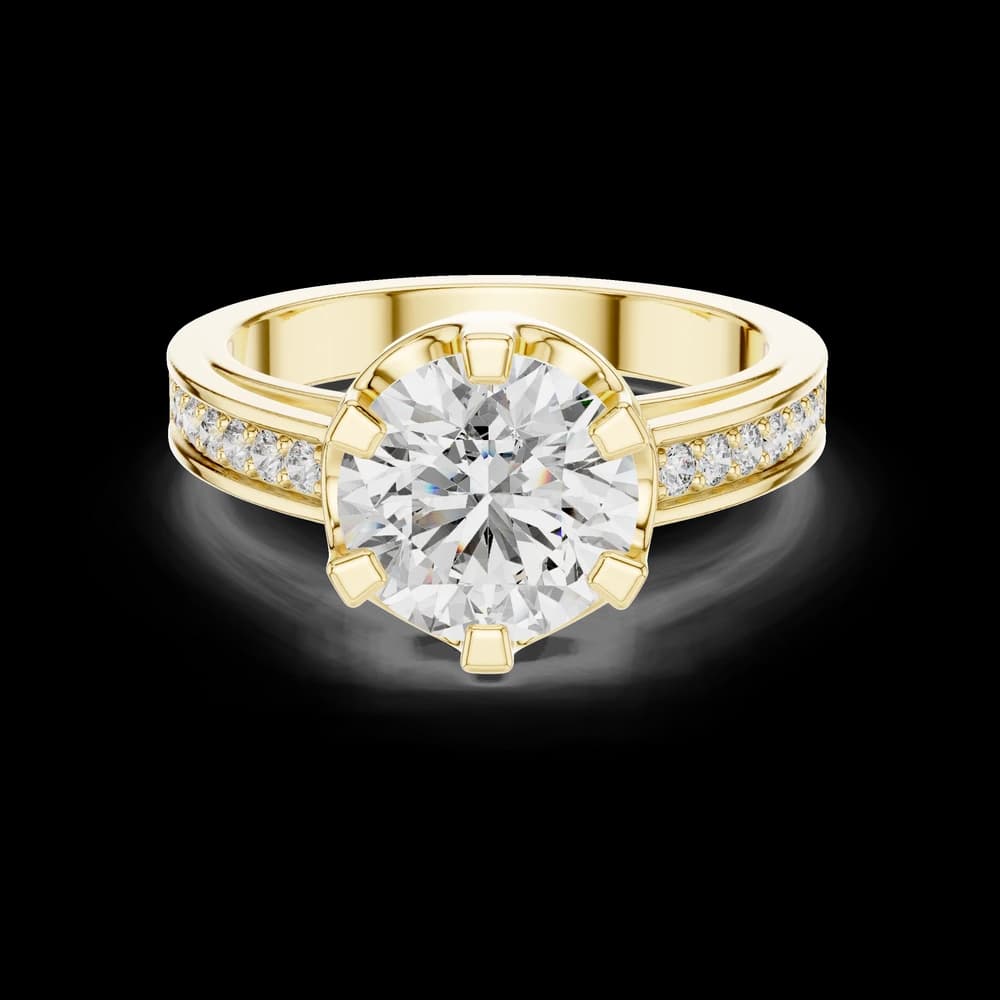 Classic Channel Set Lab Grown Diamond Ring - Image 3 Classic Channel Set Lab Grown Diamond Ring, view 3 of 6