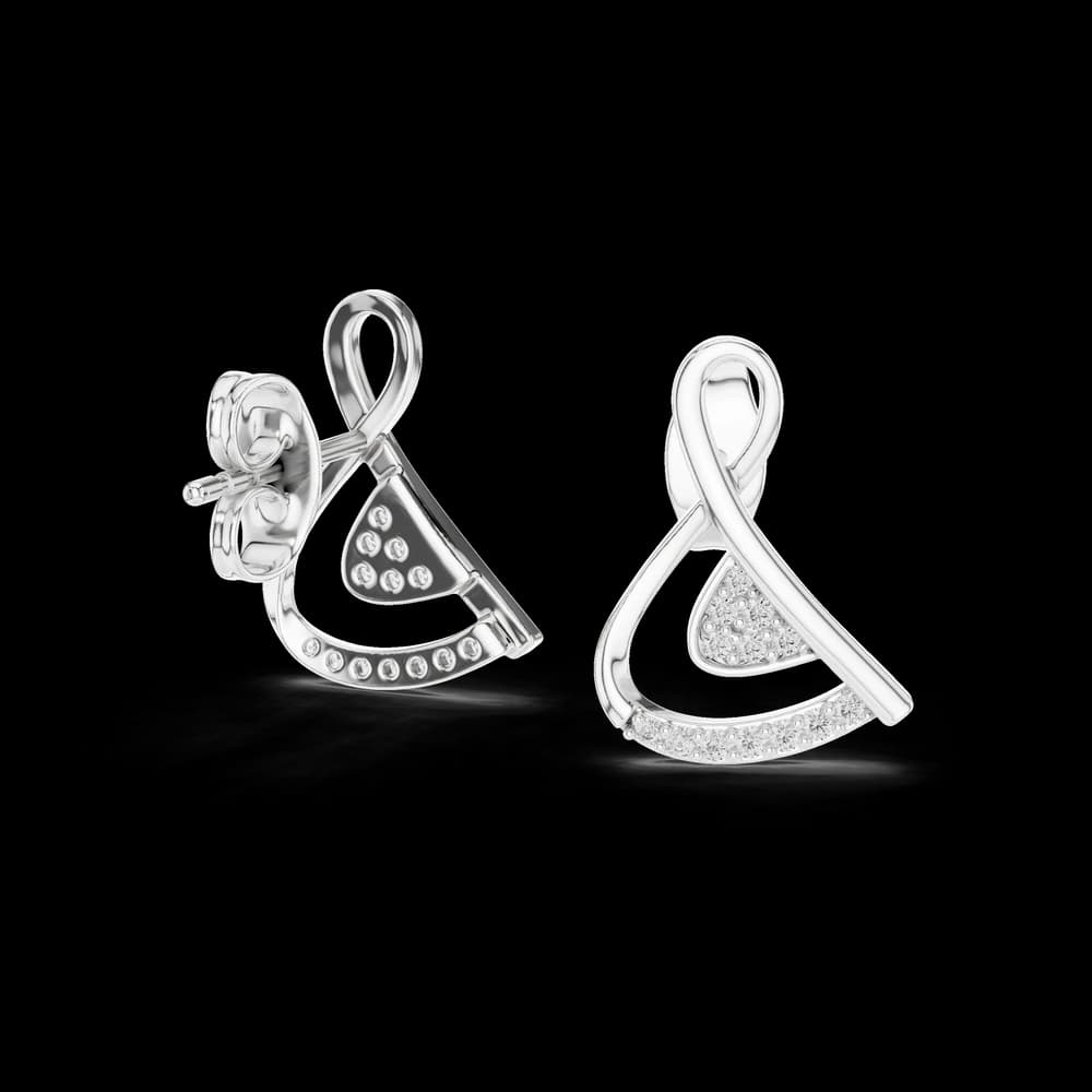 Dazzles Lab grown diamond Earrings design - Image 2 Dazzles Lab grown diamond Earrings design, view 2 of 8