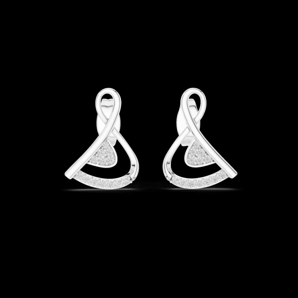 Dazzles Lab grown diamond Earrings design - Image 3 Dazzles Lab grown diamond Earrings design, view 3 of 8