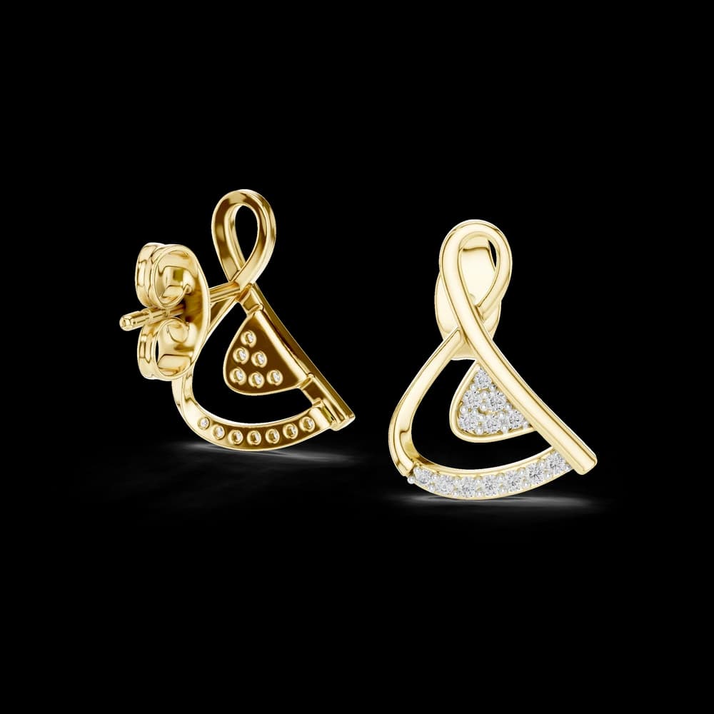Dazzles Lab grown diamond Earrings design - Image 5 Dazzles Lab grown diamond Earrings design, view 5 of 8