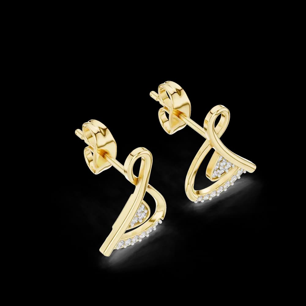 Dazzles Lab grown diamond Earrings design - Image 6 Dazzles Lab grown diamond Earrings design, view 6 of 8