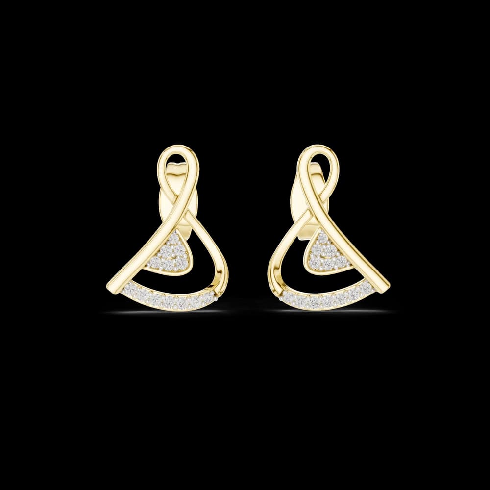 Dazzles Lab grown diamond Earrings design - Image 8 Dazzles Lab grown diamond Earrings design, view 8 of 8