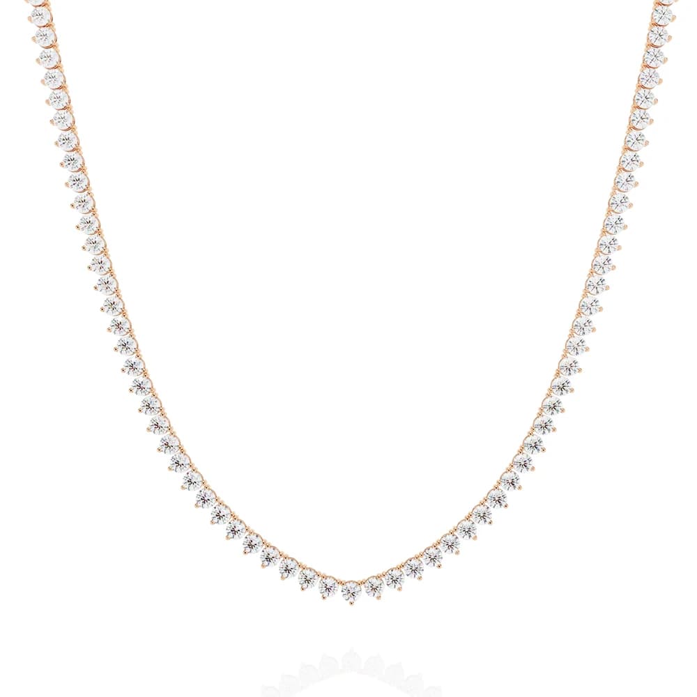 Dazzling Lab Grown Diamond Tennis Necklace - Image 1 Dazzling Lab Grown Diamond Tennis Necklace, view 1 of 4