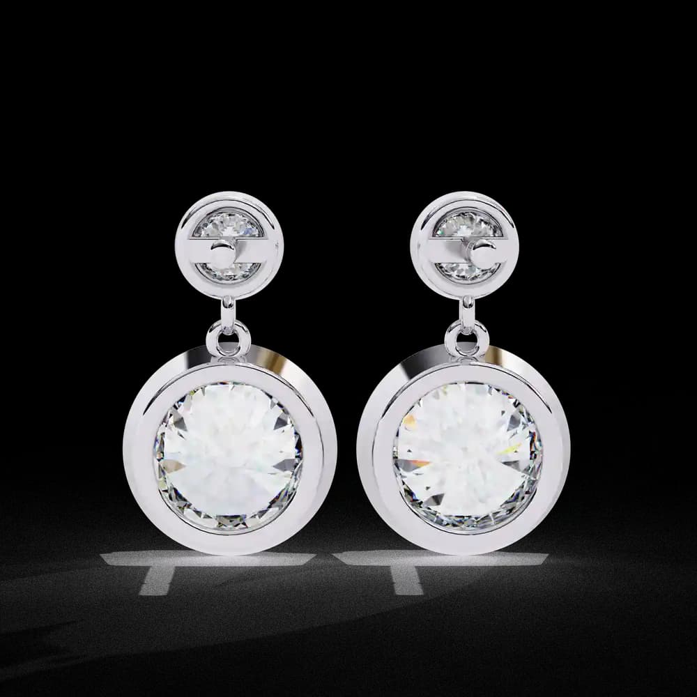 Lab Grown Diamond Dazzling Drops - Image 2 Lab Grown Diamond Dazzling Drops, view 2 of 4