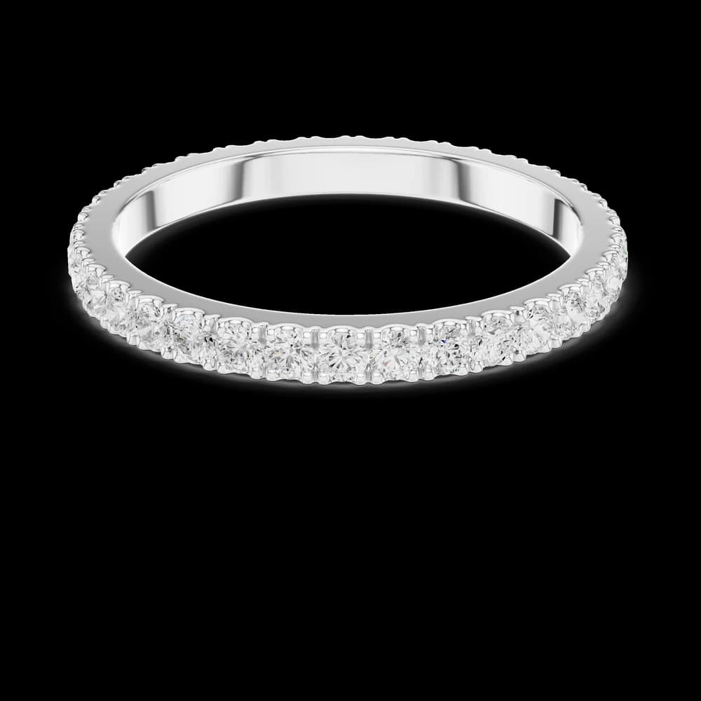 Classic Pave Eternity Lab Grown Diamond Ring - Image 2 Classic Pave Eternity Lab Grown Diamond Ring, view 2 of 6