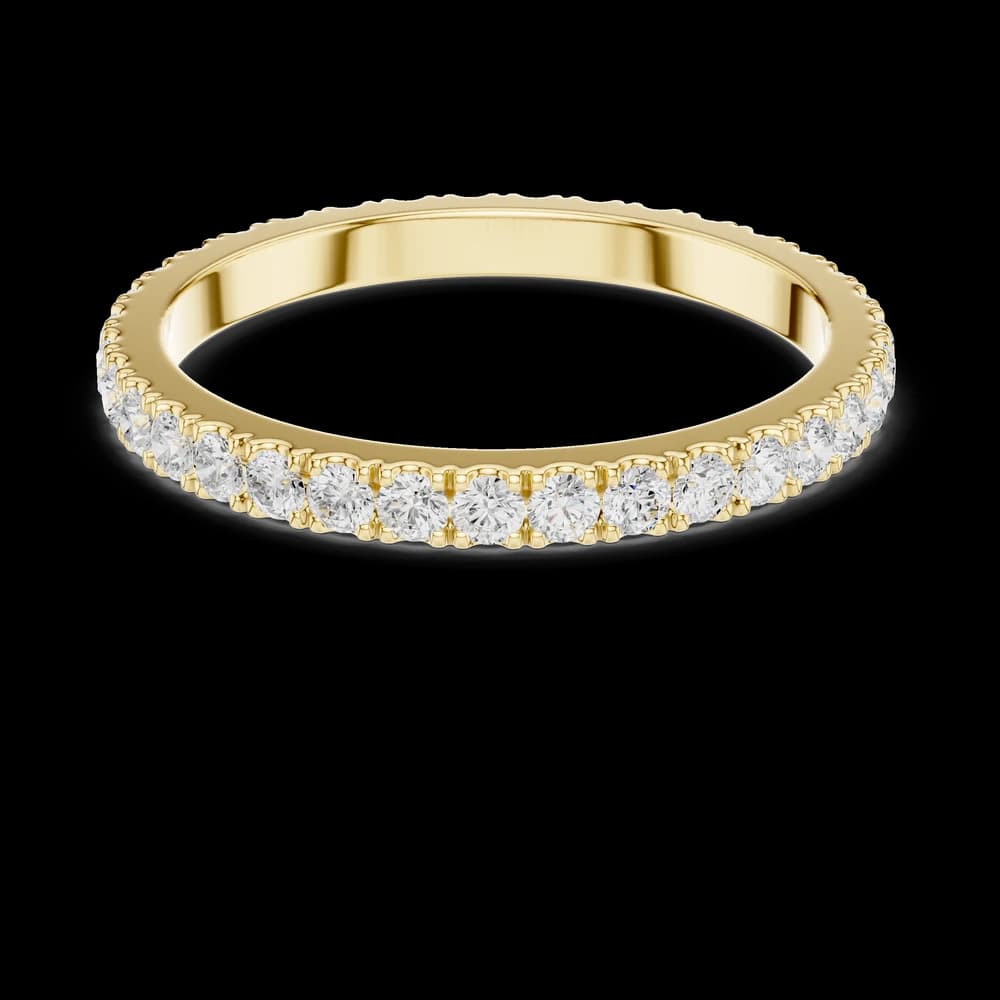 Classic Pave Eternity Lab Grown Diamond Ring - Image 3 Classic Pave Eternity Lab Grown Diamond Ring, view 3 of 6