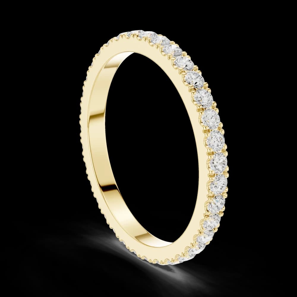 Classic Pave Eternity Lab Grown Diamond Ring - Image 4 Classic Pave Eternity Lab Grown Diamond Ring, view 4 of 6