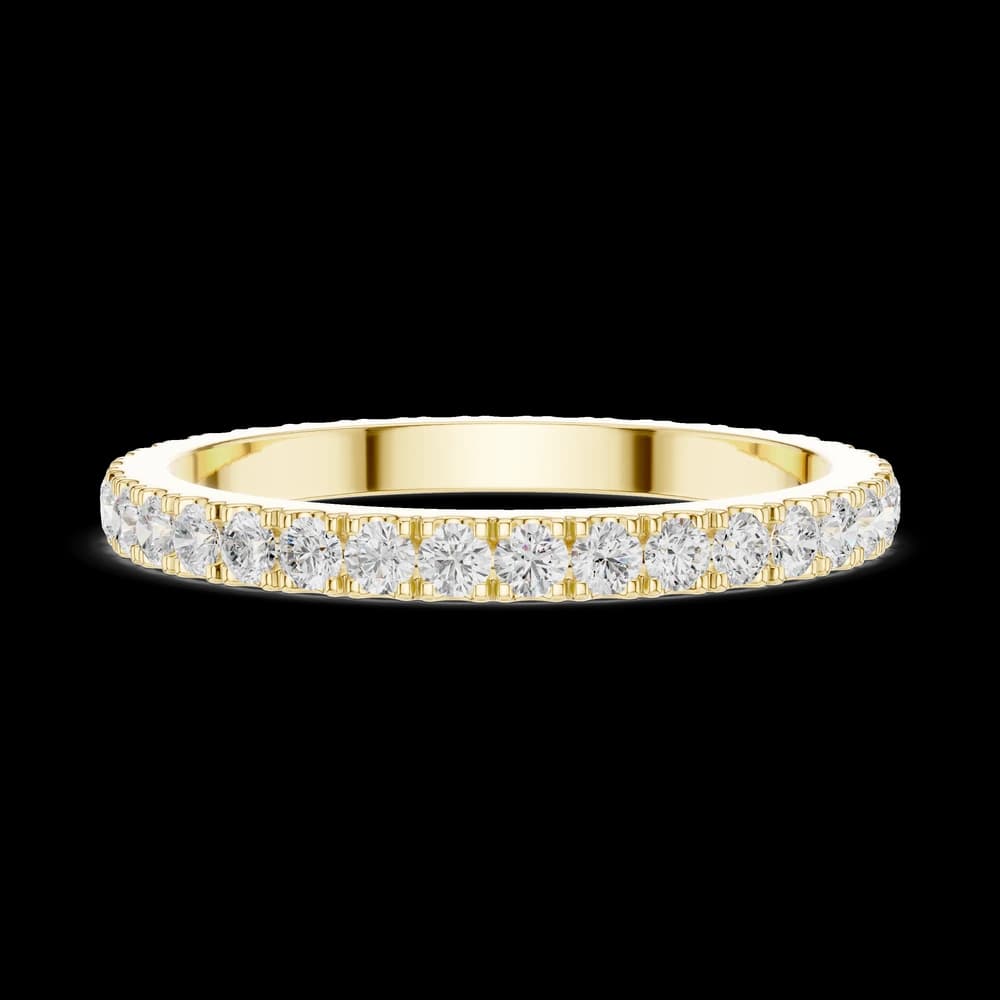 Classic Pave Eternity Lab Grown Diamond Ring - Image 6 Classic Pave Eternity Lab Grown Diamond Ring, view 6 of 6